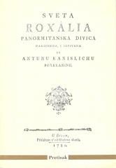 Sveta Roxalia panormitanska divica: Pretisak