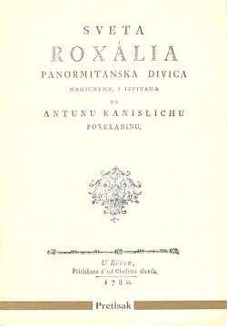 Sveta Roxalia panormitanska divica: Pretisak