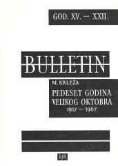 Bulletin - Pedeset godina Velikog oktobra 1917. - 1967.
