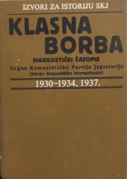 Klasna borba. Marksistički časopis 1930 - 1934, 1937., knjiga 2.