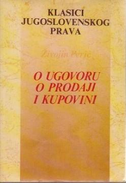 O ugovoru, o prodaji i kupovini