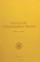 Financije i financijsko pravo (zbirka radova)