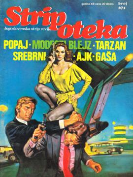 Stripoteka #671: Popaj, Modesti Blejz, Tarzan, Srebrni, Ajk, Gaša