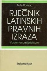 Rječnik latinskih pravnih izraza