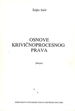 Osnove krivičnoprocesnog prava (Skripta)