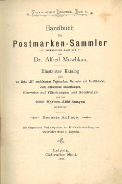 Handbuch für Postmarken-Sammler