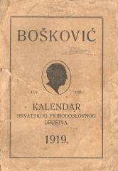 Bošković – kalendar Hrvatskog prirodoslovnog društva