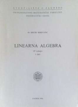 Linearna algebra 1 dio.