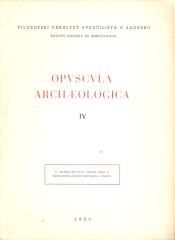 Opuscula archaeologica IV: Zlatni nakit iz helenističko-ilirske nekropole u Budvi
