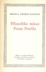 Filozofska misao Frane Petrića