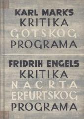 Kritika gotskog programa / Kritika nacrta erfurskog programa