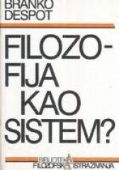 Filozofija kao sistem?