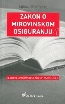 Zakon o mirovinskom osiguranju : redakcijski pročišćeni tekst : stvarno kazalo