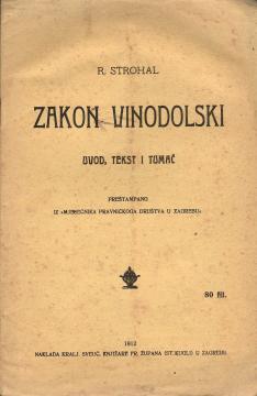 Zakon Vinodolski: Uvod, tekst i tumač