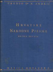 Hrvatske narodne pjesme – Knjiga deveta: Junačke pjesme (odio prvi, sveska šesta)