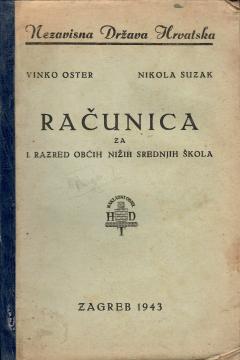 Računica za I. razred obćih nižih srednjih škola