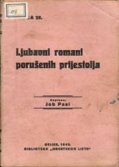 Ljubavni romani porušenih prijestolja