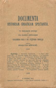 Documenta historiam Croaticam spectantia