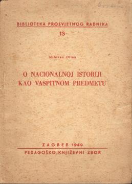 O nacionalnoj istoriji kao vaspitnom predmetu