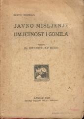 Javno mišljenje / Umjetnost i gomila