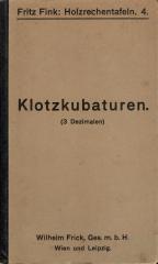 Klotzkubaturen – Kubični sadržaj klada (3 decimale)