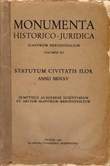 Statut grada Iloka iz godine 1525