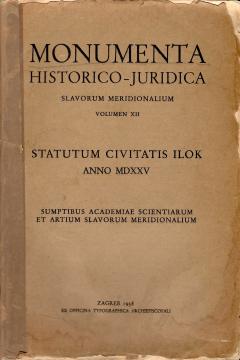 Statut grada Iloka iz godine 1525