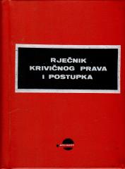 Rječnik krivičnog prava i krivičnog postupka