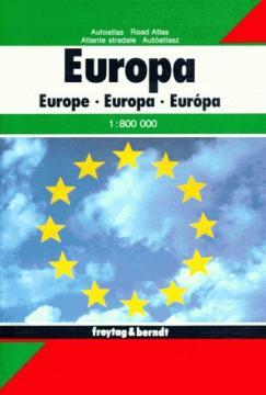 Grosser Autoatlas Europa: 1:800000