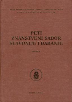 Peti znanstveni sabor Slavonije i Baranje, sv. 1