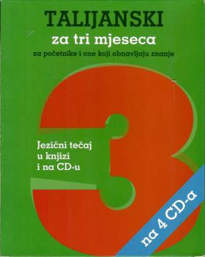Talijanski za tri mjeseca - na 4 CD-a