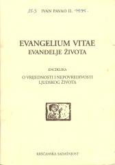 Evangelium vitae – Evanđelje života: O vrijednosti i nepovredivosti ljudskog života