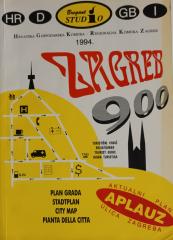 Zagreb 900 (aplauz-aktualni plan ulica Zagreba)