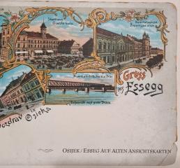 Osijek / Essegg auf alten Ansichtskarten