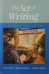 The act of writing