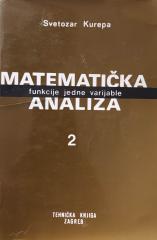 Matematička analiza 2 - Funkcije jedne varijable