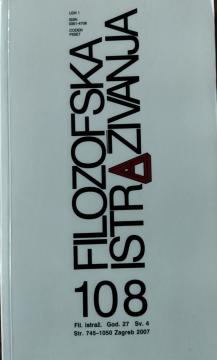 Filozofska istraživanja #108