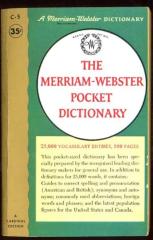 The Merriam-Webster Pocket Dictionary
