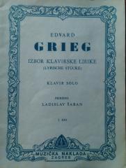 Izbor klavirske lirike : Edward Grieg