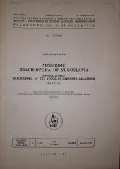 Mezozojski brahiopodi Jugoslavije srednjolijanski brahiopod jugoslovenskih Karpato-Balkanida