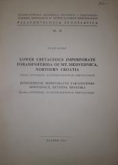 Donjokredne imperforatne foraminifere Medvednice, sjeverna Hrvatska