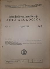 Acta Geologica : Stijene "dijabaz-spilit-keratofirske asocijacije" u području Gvozdanskog i Ljeskovice u Baniji (Hrvarska, Jugoslavija)