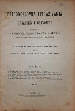 Prirodoslovna istraživanja Hrvatske i Slavonije