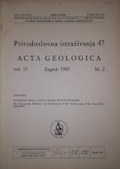 Acta Geologica : Neotektonski odnosi i razvitak zapadnog dijela Savske potoline