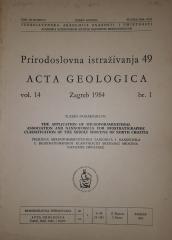 Acta Geologica : Primjena mikroforaminifernih zajednica i nanofosila u biostratigrafskoj klasifikaciji srednjeg miocena sjeverne Hrvatske