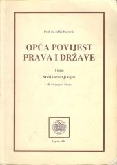 Opća povijest prava i države 1-2