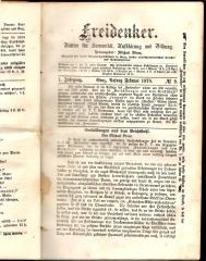 Freidenker / Statuten des Freidenker / Enthüllungen aus der geistlichen Welt / Offener Brief an den katholischen Klerus... / Luzifer. Eine Bombe der Wahrheit...