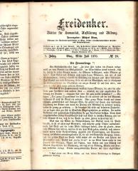 Freidenker / Statuten des Freidenker / Enthüllungen aus der geistlichen Welt / Offener Brief an den katholischen Klerus... / Luzifer. Eine Bombe der Wahrheit...