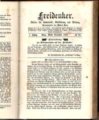 Freidenker / Statuten des Freidenker / Enthüllungen aus der geistlichen Welt / Offener Brief an den katholischen Klerus... / Luzifer. Eine Bombe der Wahrheit...