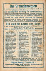Heinz Brandt, der Fremdenlegionär Nr. 81-90 (1914./1915.)